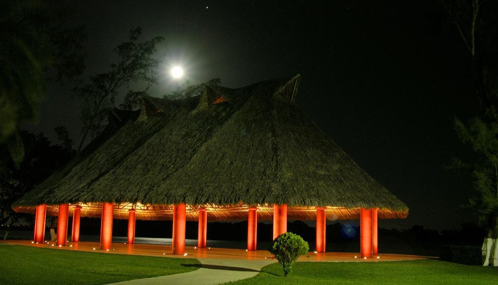 Hotel Terranova 코아트사코알코스 외부 사진 The Great Hall at night