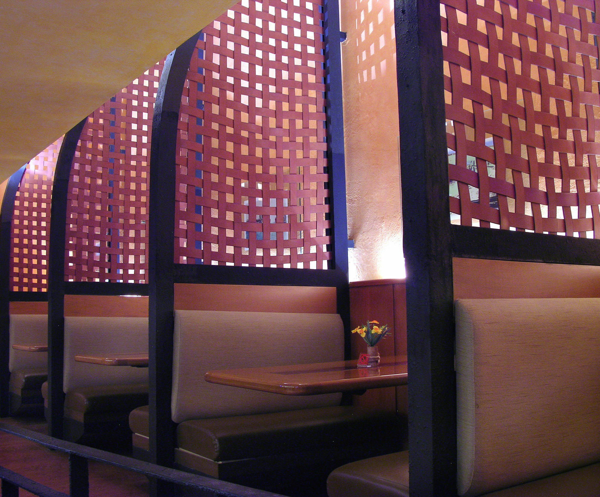 Hotel Terranova 코아트사코알코스 외부 사진 Interior of a typical restaurant